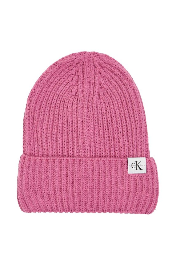 Calvin Klein Jeans czapka aplikacja różowy IU0IU00440.G.9BYX