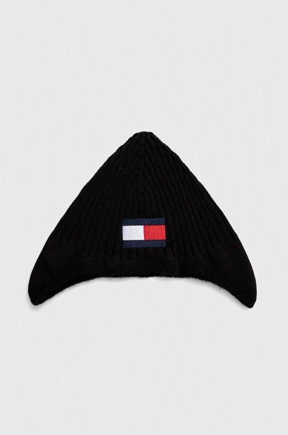 Tommy Hilfiger czapka dziecięca pozostałe czarny AU0AU01783.9BYX