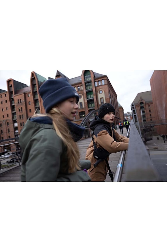 Dječja kapa Jack Wolfskin SPIRIT FLEECE BEANIE 1911011 mornarsko plava AW23