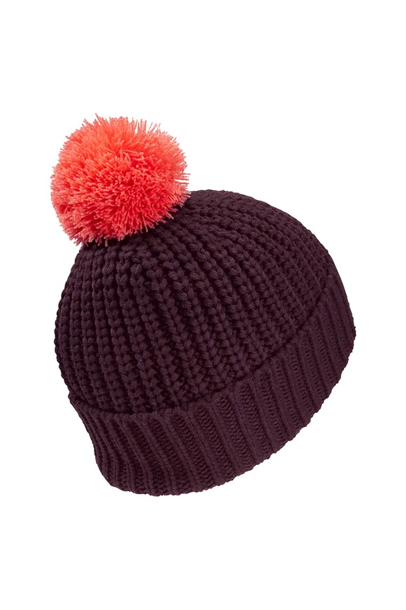 Dječja kapa Jack Wolfskin POMPOM BADGE 1911751 ljubičasta AW25