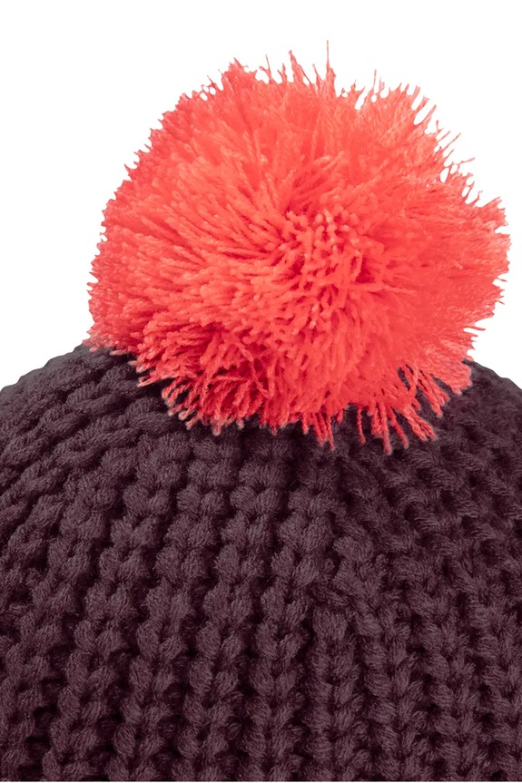 Dječja kapa Jack Wolfskin POMPOM BADGE ljubičasta 1911751