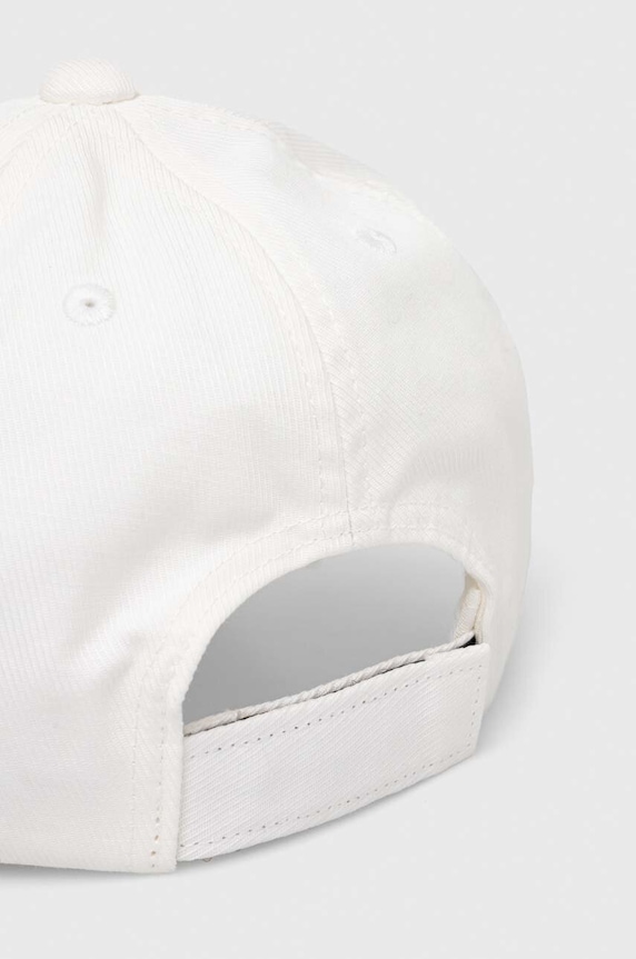 Chłopiec Emporio Armani czapka z daszkiem bawełniana dziecięca 404683.3F930 biały