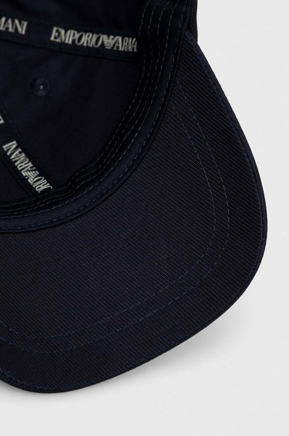 Detská bavlnená šiltovka Emporio Armani tmavomodrá 404683.3F930
