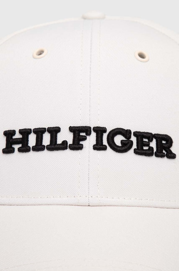 Kapa s šiltom Tommy Hilfiger AM0AM11250 bela AW23