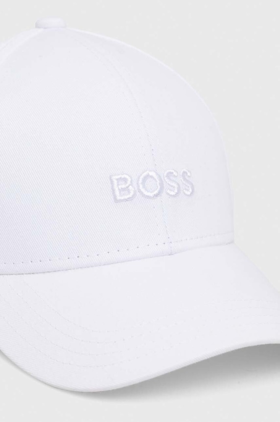 Bavlnená šiltovka BOSS Zed 50495121 biela AA00