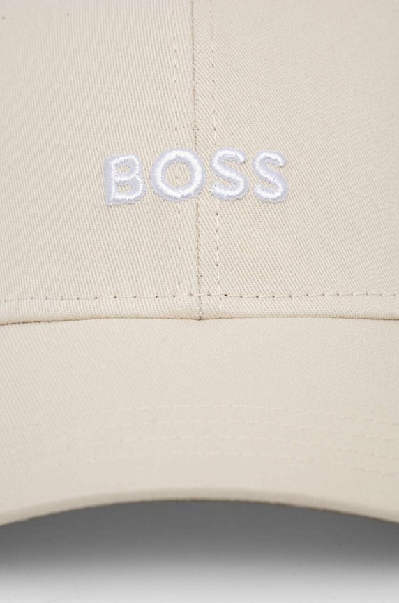 BOSS pamut baseball sapka 50495121 bézs AA00
