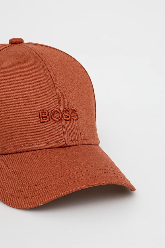 BOSS șapcă de baseball din bumbac Zed 50495121 portocaliu AA00