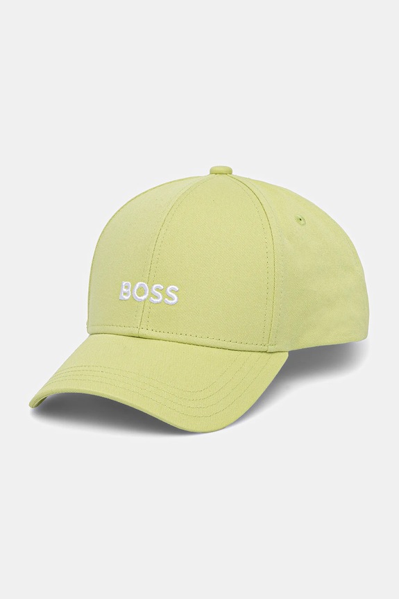 BOSS pamut baseball sapka aplikációval zöld 50495121