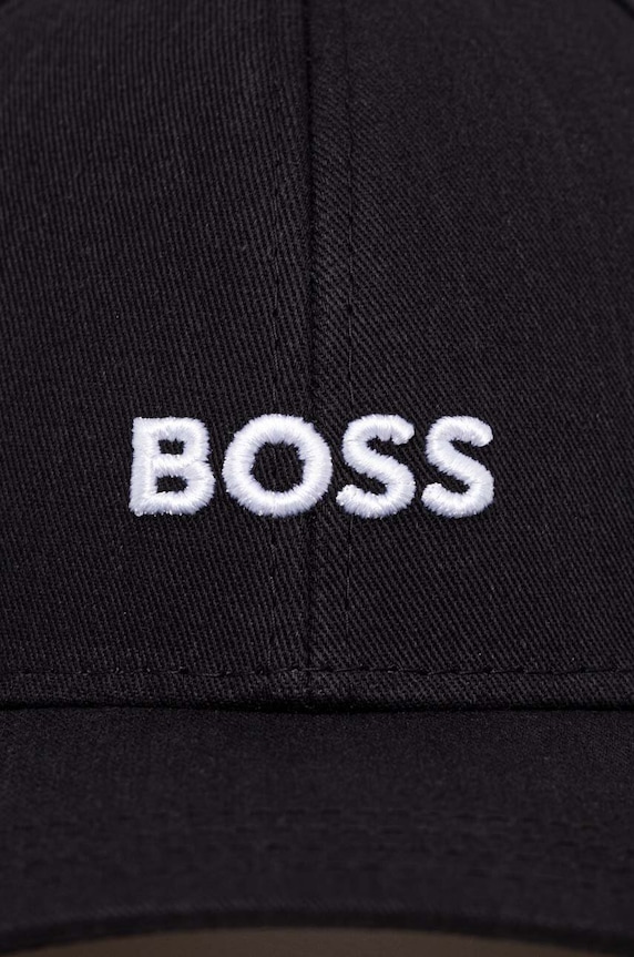 Bavlnená šiltovka BOSS Zed 50495121 čierna AA00