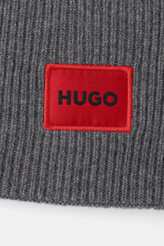 Accesorii HUGO căciulă de lână Xaff 6 50496011 gri