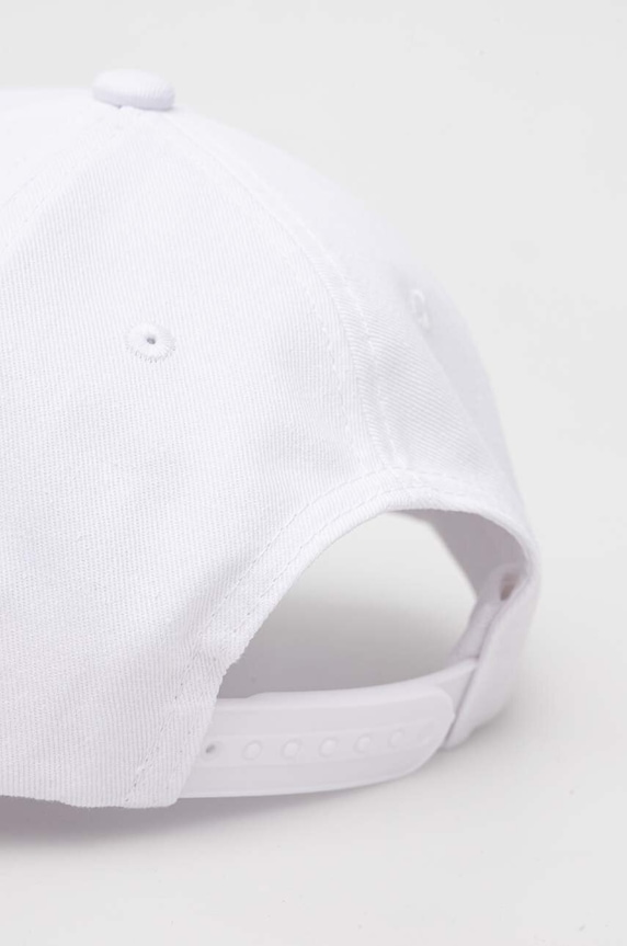 Αξεσουάρ Βαμβακερό καπέλο του μπέιζμπολ HUGO 50496033 λευκό