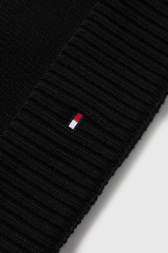 Tommy Hilfiger czapka i szalik z domieszką kaszmiru AM0AM11624 czarny
