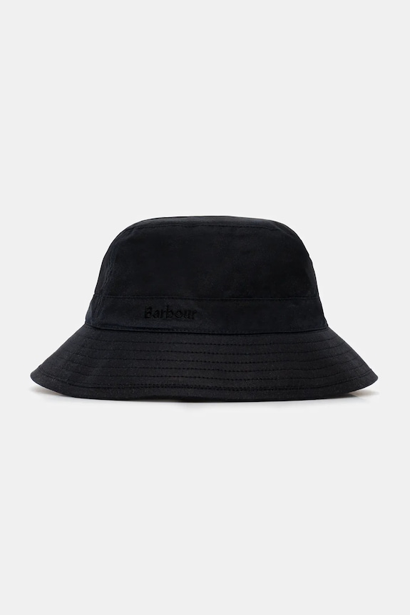 Шляпа из хлопка Barbour Wax Sports узор тёмно-синий MHA0001