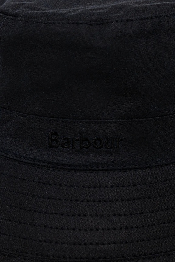Шляпа из хлопка Barbour Wax Sports MHA0001 тёмно-синий AW25