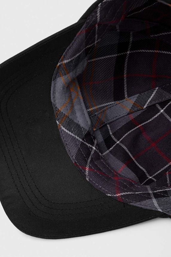 Хлопковая кепка Barbour чёрный MHA0005