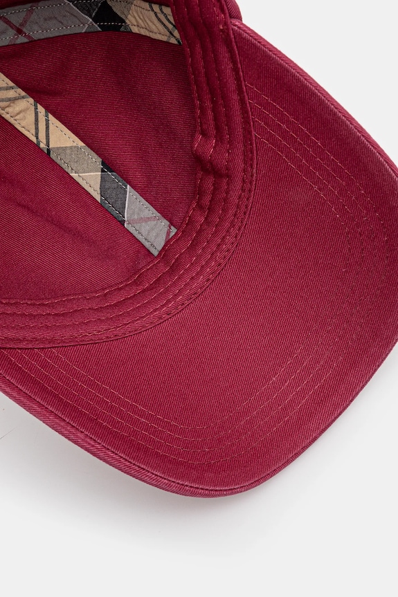 Бавовняна бейсболка Barbour Sports Caps рожевий MHA0274