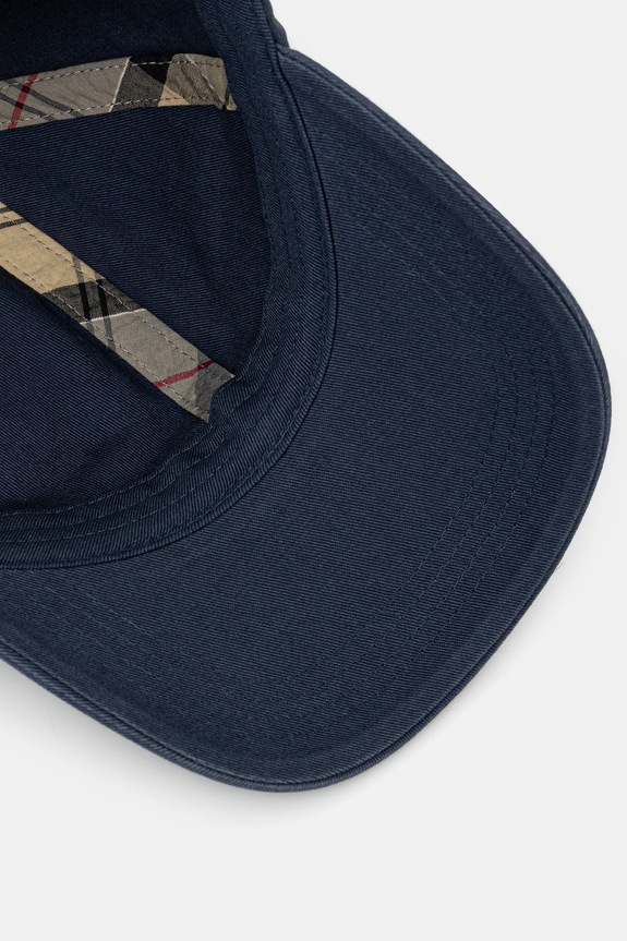 Barbour șapcă de baseball din bumbac Sports Caps albastru MHA0274