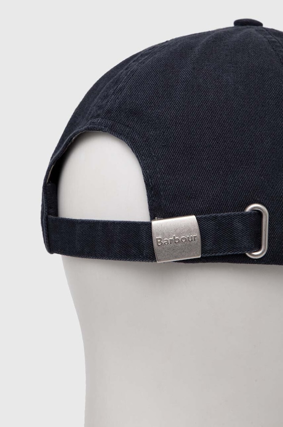 Аксесуари Бавовняна бейсболка Barbour MHA0274 темно-синій