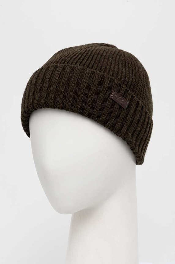 Вълнена шапка Barbour MHA0449 зелен AA00