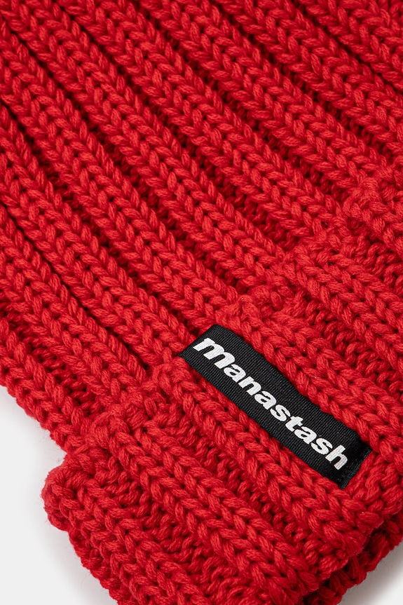 Čepice Manastash 90'S Logo Beanie Ii 7923974005 červená AW24
