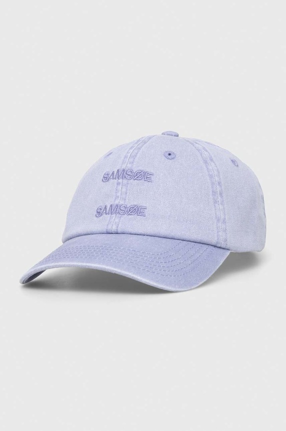 Samsoe Samsoe pamut baseball sapka Planet friendly lila U23200004