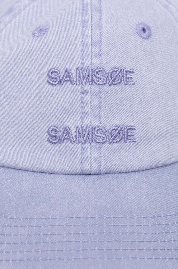 Kiegészítők Samsoe Samsoe pamut baseball sapka U23200004 lila