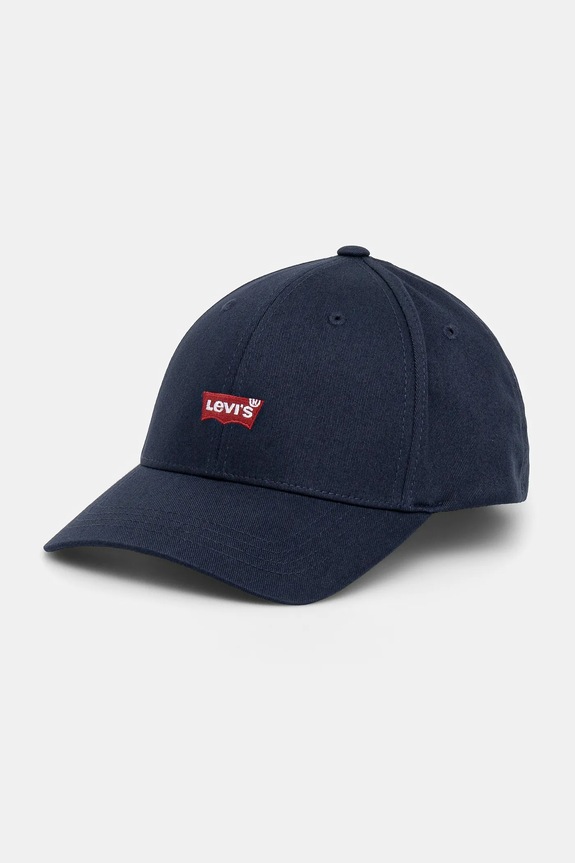 Levi's czapka z daszkiem pozostałe granatowy D7723.0003