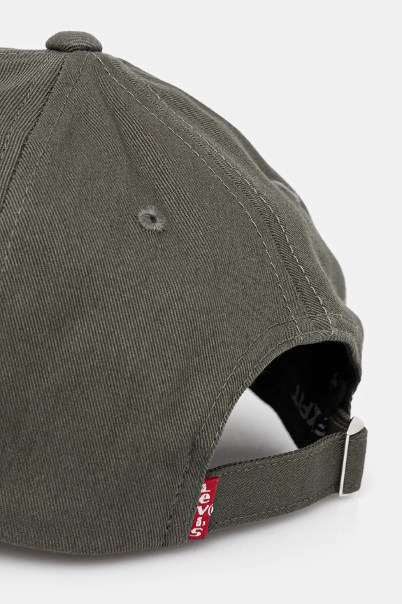 Akcesoria Levi's czapka z daszkiem D7723.0005 zielony