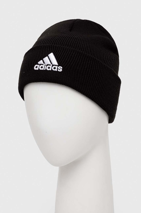 adidas czapka Logo Beanie Cuf IB2651 czarny AW23