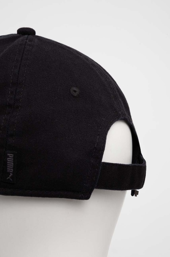 Puma cotton baseball cap 24605. black SS24