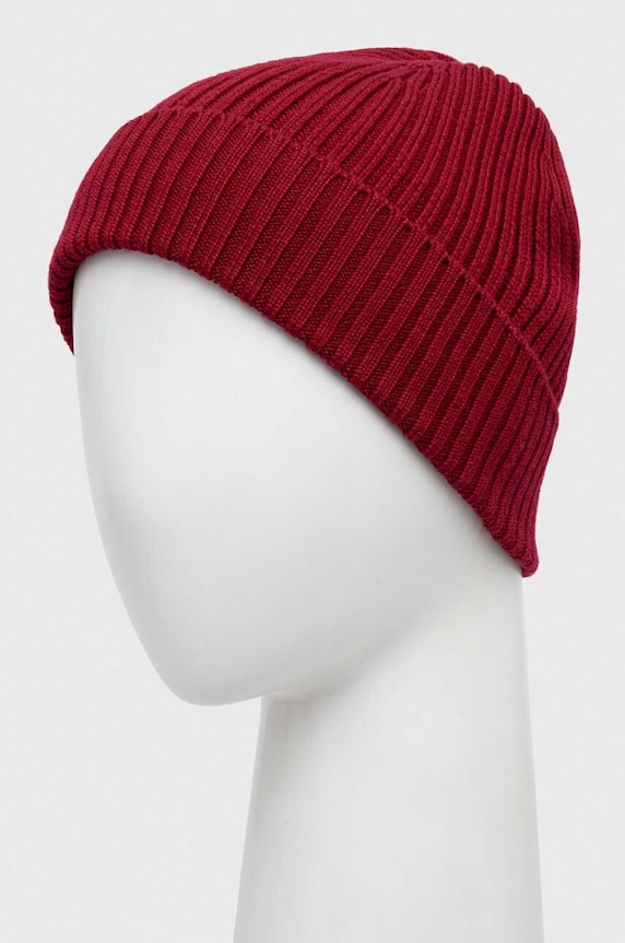 Akcesoria Lacoste czapka wełniana RB0001 bordowy