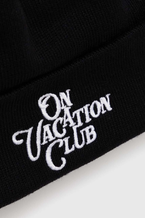 Μάλλινο σκουφί On Vacation OVC.B20 μαύρο AW23