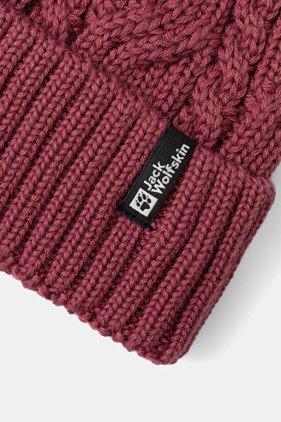 Doplňky Čepice Jack Wolfskin Pompom 1905092 růžová