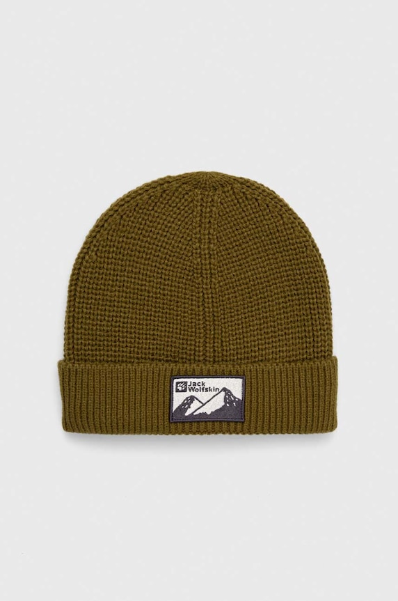 Jack Wolfskin sapka vastag zöld 1910062