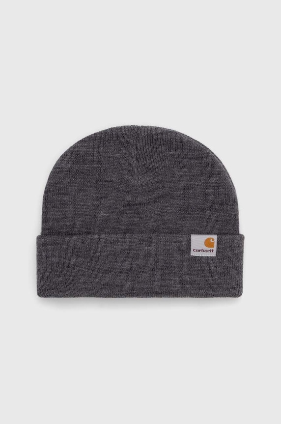Шапка Carhartt WIP гладкий сірий I025741.ZMXX