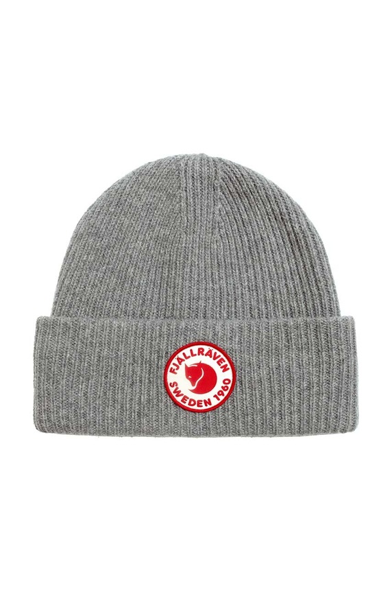 Accessories Fjallraven wool beanie 1960 Logo F78142.020 gray