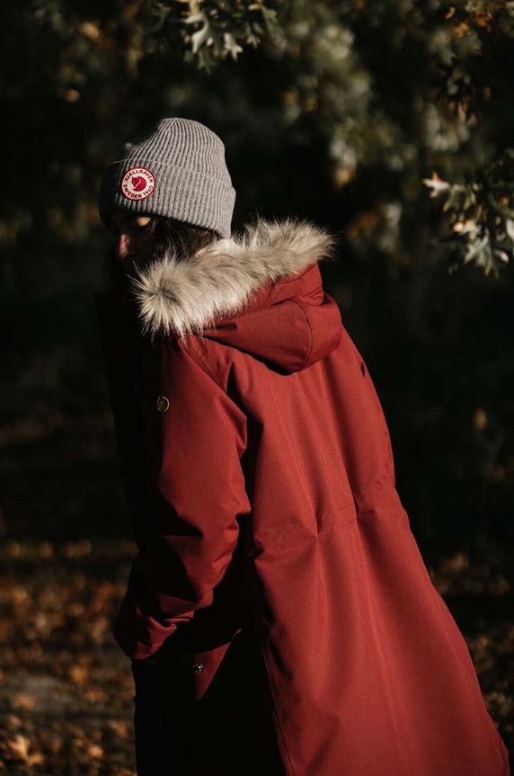 Fjallraven wool beanie 1960 Logo gray F78142.020