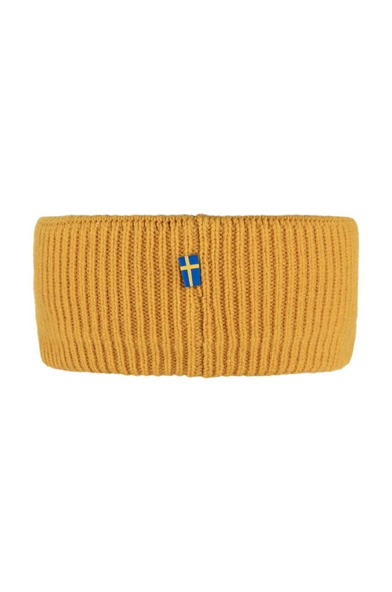Fjallraven opaska wełniana 1960 Logo F87082.161 żółty AW23
