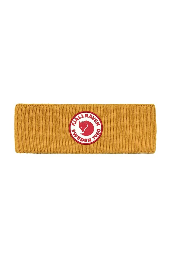 Akcesoria Fjallraven opaska wełniana 1960 Logo F87082.161 żółty