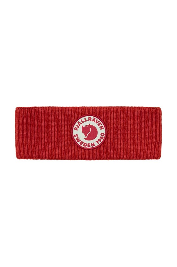 Akcesoria Fjallraven opaska wełniana 1960 Logo F87082.334 czerwony