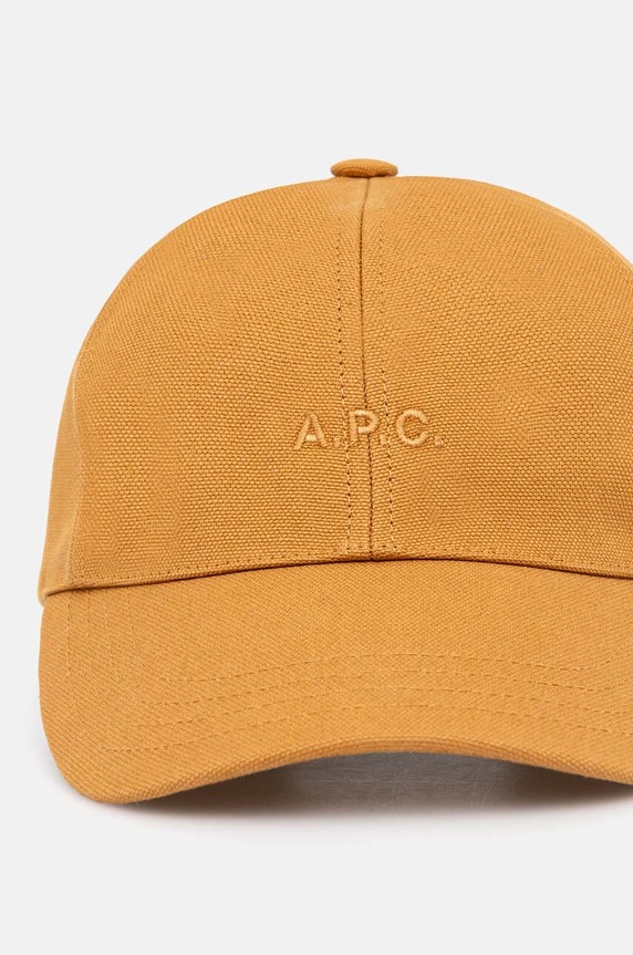 Bavlněná baseballová čepice A.P.C. COCPR.M24069 béžová AW24