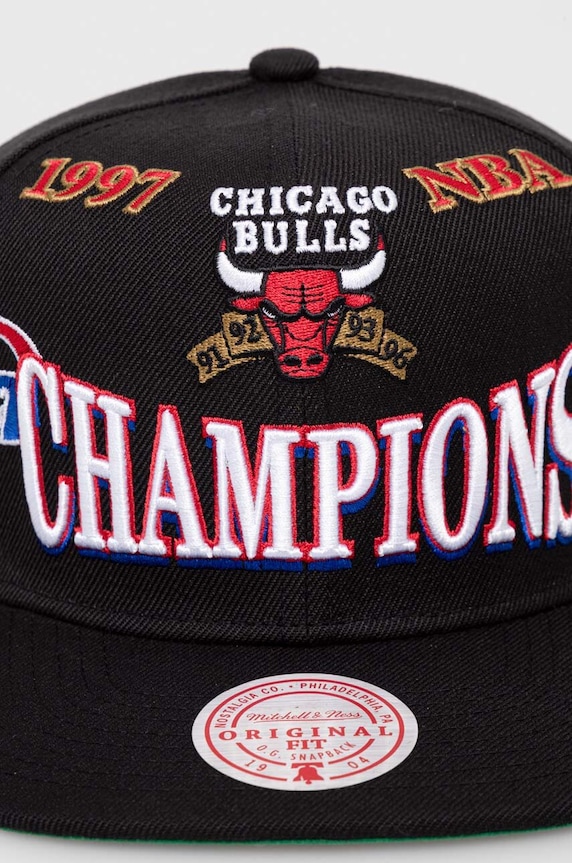 Čepice s vlněnou směsí Mitchell&Ness HHSS1077.CBUYYPPPBLCK černá AW23