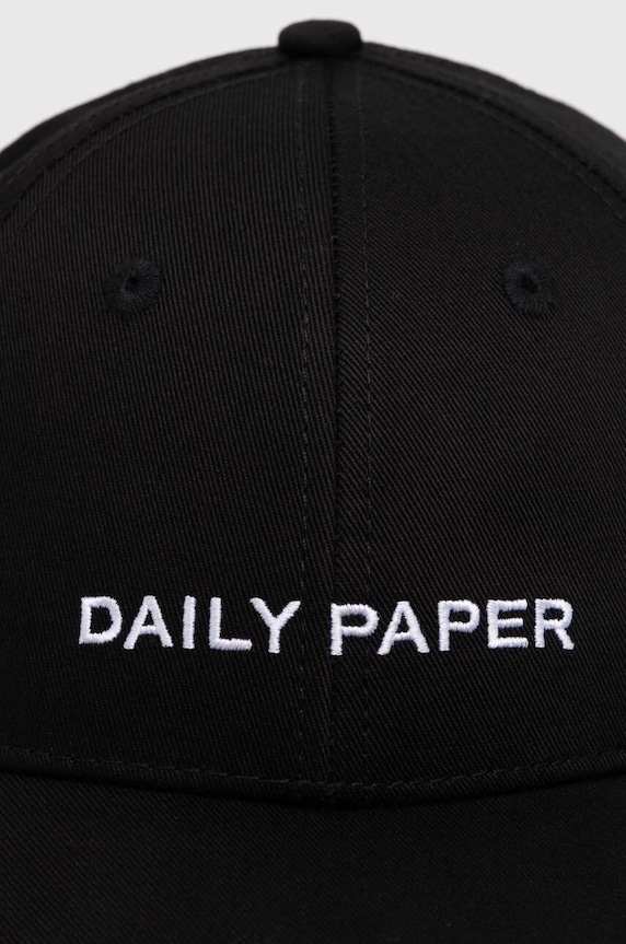 Daily Paper cotton baseball cap Ecap 3 2111051 black AW23