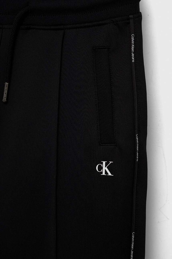Παιδική φόρμα Calvin Klein Jeans IB0IB01690.9BYX μαύρο