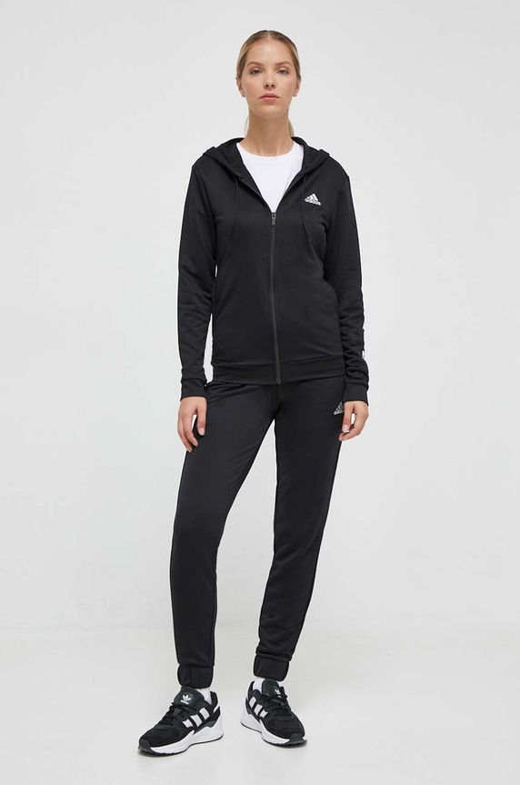 Φόρμα adidas απλικέ μαύρο HZ2258