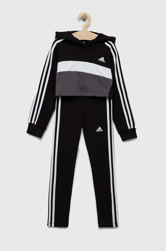 adidas gyerek melegítő mintás fekete IJ8736