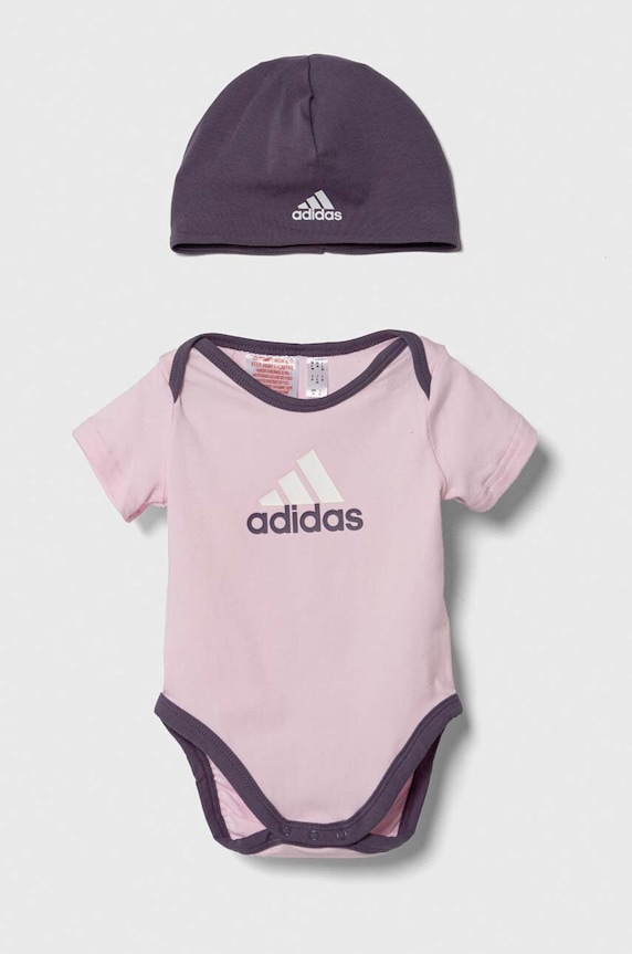 adidas body niemowlęce Gift Box fioletowy IJ8873