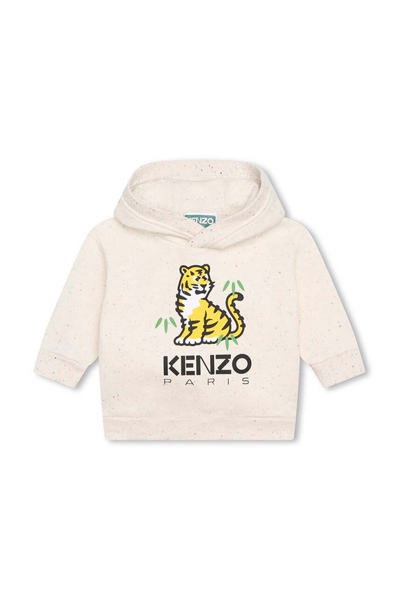 Kenzo Kids dres dziecięcy dzianina beżowy K08071.86.102