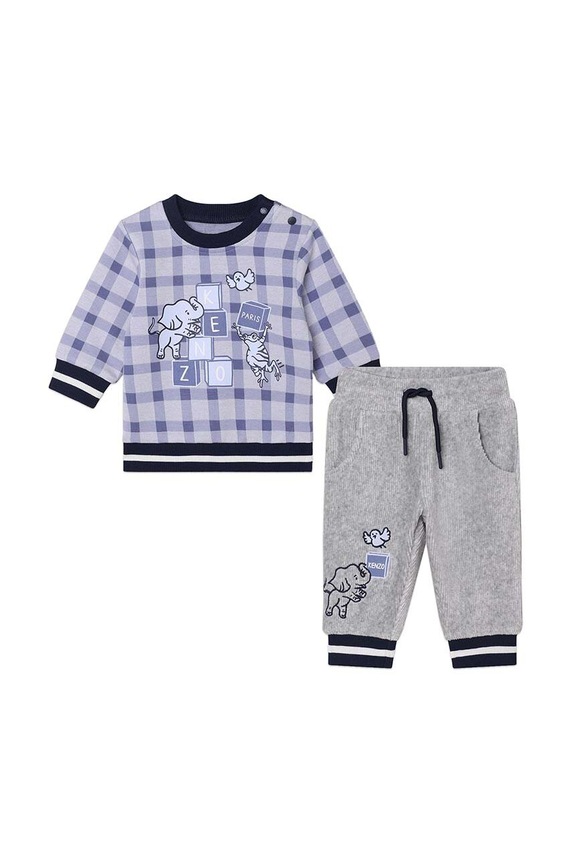 Kenzo Kids komplet lounge z elastanem niebieski K98134