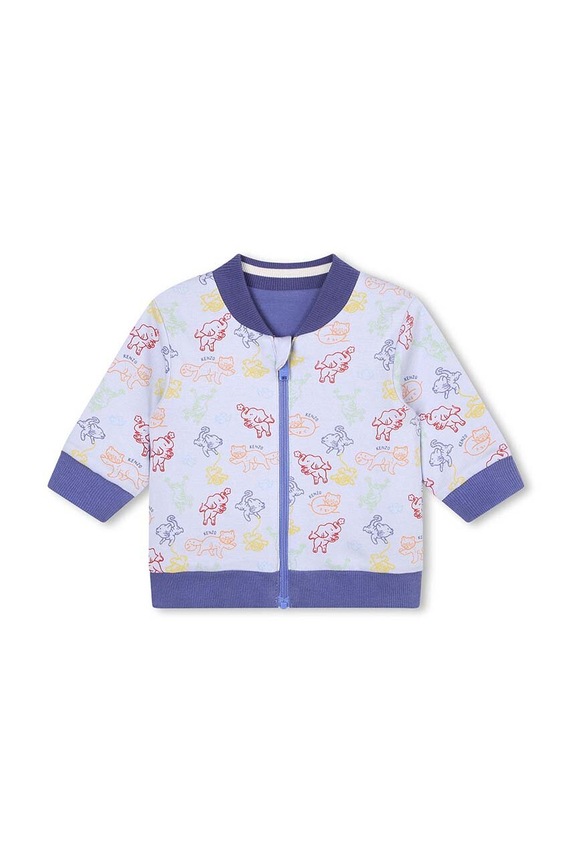 Kenzo Kids komplet niemowlęcy wzorzyste niebieski K98138